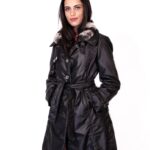 JACKET BLACK JACKET WITH DETACHABLE Collettino REX EDGED IN PAINT 57