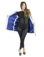 Vest Saphir Nerzpelzes Haube 42-44 fur mink норка pelliccia visone fourrure vison – Bild 7