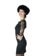 Cappello volpe fisso mogano pelliccia ворот шерсти fur collar Pelzkragen col fourrure 毛領