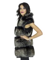 Sleeveless fox tassel cap steel 44 меха Fuchspelz pelliccia volpe 狐狸毛 fourrure renar - Image 4