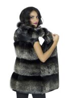 Sleeveless fox tassel cap steel 44 меха Fuchspelz pelliccia volpe 狐狸毛 fourrure renar - Image 6