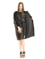 Braschi scanblack horizontal mink coat 48 fourrure de vison pelliccia visone Nerz - Image 7