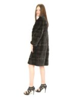 Braschi scanblack horizontal mink coat 48 fourrure de vison pelliccia visone Nerz - Image 3