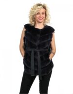 SMANICATO REX DARK GRAY WITH CROSS WORKING WITH BELT AND COATINGS IN REINDEER