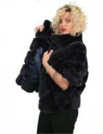 SMANICATO REX DARK GRAY WITH CROSS WORKING WITH WRIST NECK piping LANA - Image 2