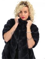 SMANICATO REX DARK GRAY WITH CROSS WORKING WITH WRIST NECK piping LANA - Image 3