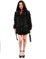 50 PUFFER JACKET WITH WIDE NECK DETACHABLE FABRIC AND REX - Image 4