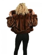 46 mink blouson braschi wild star collar and slits wrists - Image 7