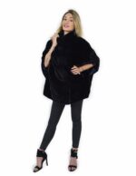 Мантелла 46-52 горизонтальная голубые норки кожа вся ночи с шелковой подкладкой и трубопроводами — изображение 5