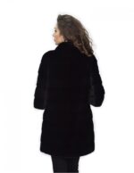 Coat size 50 84 cm horizontal mink mug piping pockets - Image 6