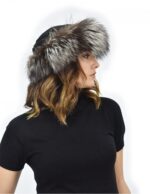 Hut mit Pelzbesatz Silberfuchs Kleinen – Bild 2