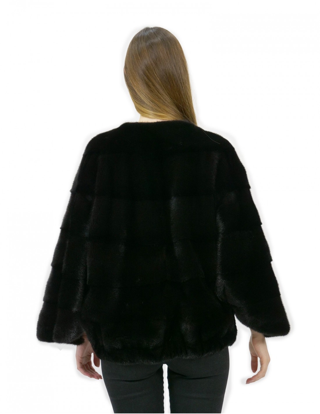 Black wing model cape size 44 with sleeve pockets 3/4 short long sleeve - Image 6