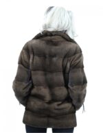 Куртка 70 см карманы с цветом красного дерева размер 44 цвета скан-бряный шнурок на запястьях пистаньи воротник — изображение 6