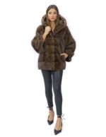 Mink fur hooded 48 drawstring wrists comfortable wide fit - Image 5