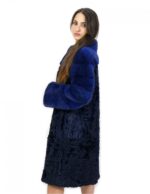 Шуба 48 Персидская и норковая шея кратер закрытие длинный магнит закрытие — изображение 4