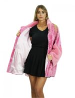 Persian cape and mink fur 48 color bubble with side slits and three-quarter sleeve - Image 7