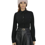 Pink mink fur headband with earmuffs or neck warmers with elastic band