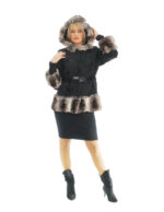 Persian and chinchilla 48 second life jacket with external pockets with 3/4 sleeve hook closure - Image 4