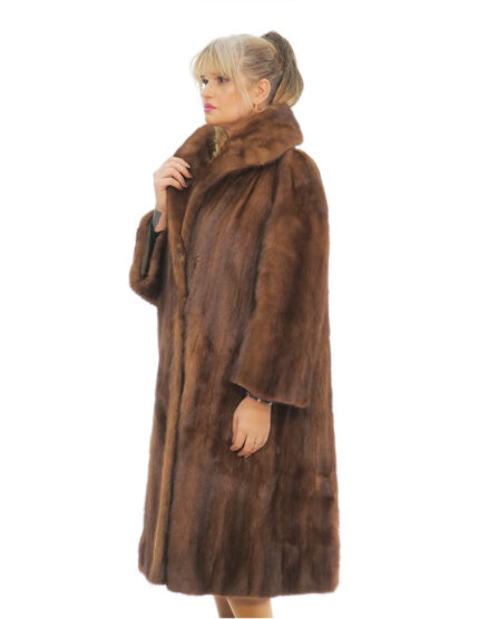 Cappotto lunghissimo 114 centimetri demi buff 46 manica tre quarti collo sciallato largo