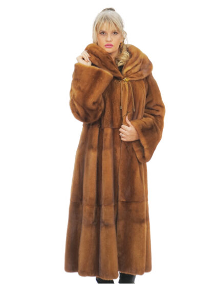 Cappotto lunghissimo gold 60 manica lunga con risvolto collo a scesa sulle spalle 134 cm