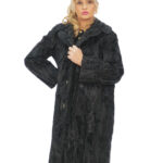 Persian Coat Second Life Chest and Lapel 52 Black Long Sleeve Closure Hooks External Pockets