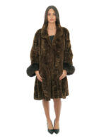 Mink petals Second Life 44 fur gathered at the bottom with more bell-effect fur sleeve fox wrist - Image 4