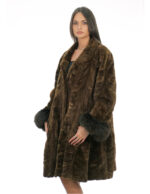 Mink petals Second Life 44 fur gathered at the bottom with more bell-effect fur sleeve fox wrist - Image 3