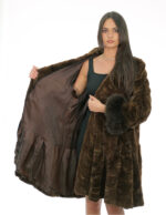 Mink petals Second Life 44 fur gathered at the bottom with more bell-effect fur sleeve fox wrist - Image 6