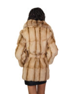 Pedigree fur coat and sable 46 beige undercost coat 84cm chest and lapel - Image 5