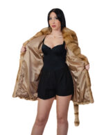 Pedigree fur coat and sable 48 beige undercost coat 84cm chest and lapel - Image 6