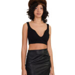 Cappello effetto bombato palloncino in pelliccia di visone a pelle intera con el